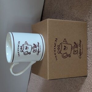 COACH Coffee Shop Mug NEW IN BOX Lil Miss Jo Tea Cup